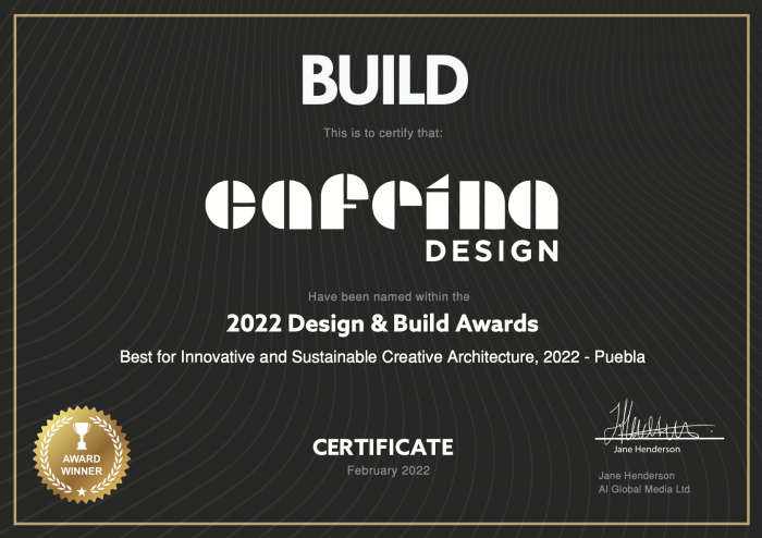Award Winners: 2022 Design & Build Awards