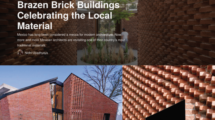 Saint Peter House “Made in Mexico: 9 Brazen Brick Buildings” Architizer