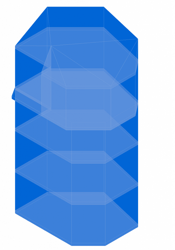 Volumetría Edificio Isometrico 03